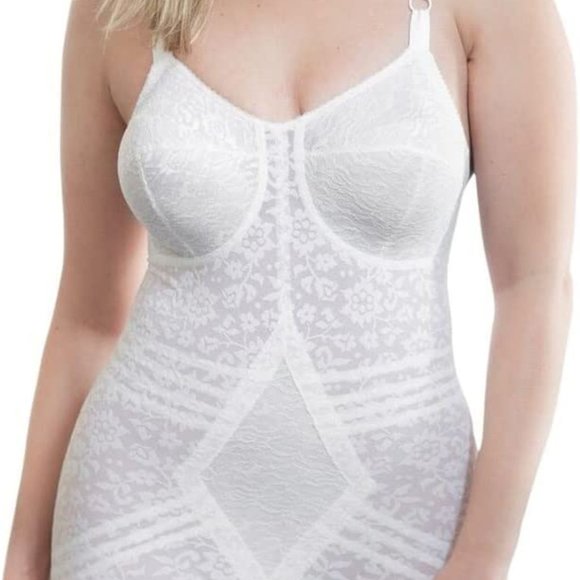 Rago Body Briefer Extra Firm Shaping White 9357